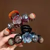 Grampo de Cabelo Flor Rosa, Presilha Deslumbrante de Alta Qualidade para a Parte de Trás da Cabeça, Estilo High-End Feminino, Novo Modelo 2025, Tamanho Grande para Cabelos Espessos
