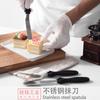 En stock, venta al por mayor, espátula de acero inoxidable, cuchillo para pastel, juego de tres piezas, herramienta para hornear DIY, cuchillo para pastel, juego de cuchillos