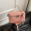 Bolsa para Lonchera Nueva de Verano 2025, Bolso de Mujer Moderno y Sencillo para el Trabajo y los Viajes Diarios, Bolso tipo Bandolera Cuadrado Pequeño