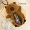 Lindo Estuche de Peluche Pibala de Dibujos Animados, Estuche Pequeño de Capibara, Muñeco para Estudiante, Almacenamiento de Escritorio, Estuche, Regalo de Cumpleaños