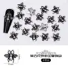 Joyería para Uñas con Forma de Corazón y Cruz Joyería Retro de Aleación Estilo Punk Cruz Flor del Ejército Estrella Hexagonal Uñas Accesorios Metálicos