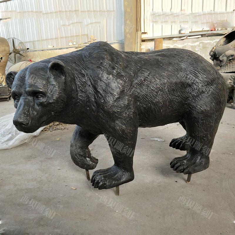 铜熊雕塑详情图48