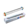 Amazon Rodillo de Acero Inoxidable de 17 pulgadas con Escala, Palo para Harina de Grosor Ajustable y Juego de Esterilla para Amasar en Stock