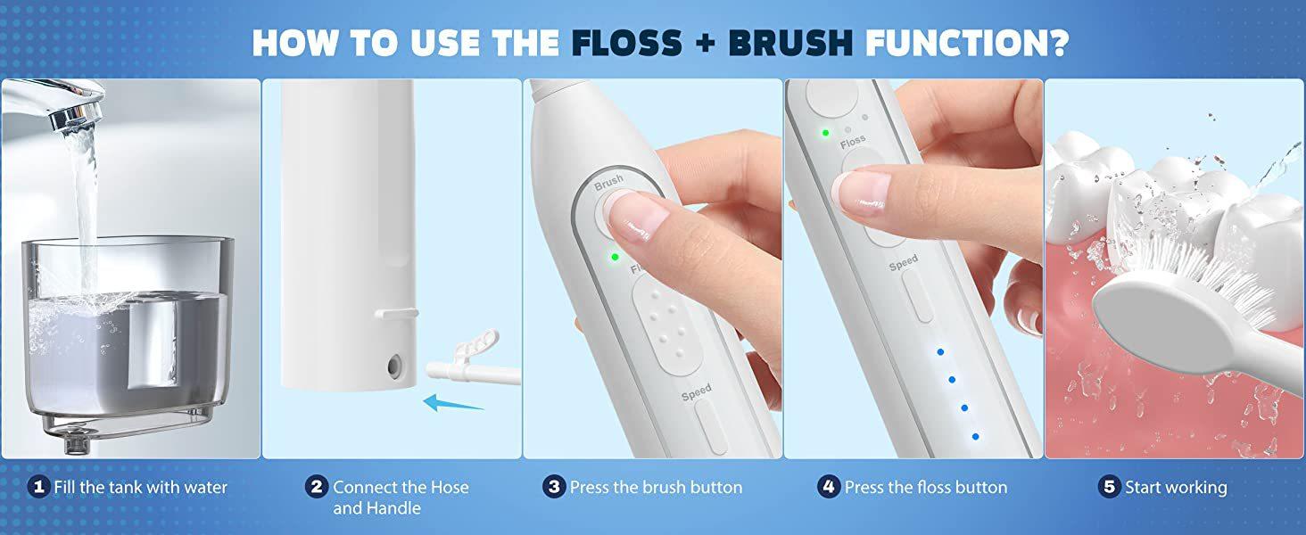 ABB889 FLOSS & BRUSH COMBO