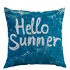 Funda de Almohada de Verano Flamingo Piña Transfronteriza Amazon Oficina Dormitorio Sofá Personalizable