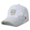 Gorra de Béisbol de Malla Transpirable de Verano Transfronteriza para Hombre, Protección Solar, Deportes al Aire Libre, Gorra con Visera Bordada de Marca de Moda, Ajustable