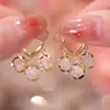 Pendientes de Cerradura de Longevidad Rojos Elegantes de Moda Estilo Chino de Gama Alta Pendientes Festivos de Nuevo Estilo Chino Pendientes de Diseño de Nicho