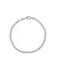 Pulsera de Cadena Minimalista de Moda con Forma de Corazón de Zirconia, Acero Inoxidable Chapado en Oro de 18 Quilates para Mujer, Día de San Valentín