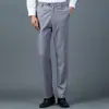 Pantalones de Traje Negros Ajustados para Hombre para el Trabajo, Pantalones de Vestir Casual de Negocios, Pantalones Formales para Hombre