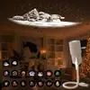 Lâmpada de Projeção USB de Natal da Amazon Dia de Natal Decoração de Sala de Estar Luz Noturna de Projeção do Céu Estrelado