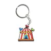 Llavero de Circo de Dibujos Animados Llavero de Pegamento Colgante DIY para Llave de Coche Bolso Colgante de Regalo Listo para Entrega