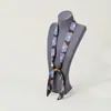 Colar Cachecol de Seda com Contas de Bolinhas Design de Nicho Feminino Corrente de Clavícula Ajustável Acessórios para Suéter