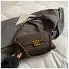 Bolsa de Ombro de Aparência Sofisticada Estilo Coreano para Mulheres Nova Moda Primavera 2026 Estilo de Nicho Retrô Bolsa de Ombro Único Transversal