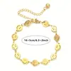Amazon Transfronteiriço Moda Popular Aço Inoxidável de Alta Qualidade Pulseira com Rosto Sorridente Joias Femininas Pronta para Uso Atacado