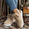 Botas cortas de talla grande para mujer, comercio exterior transfronterizo, invierno 2024, nuevas botas de nieve de gamuza europeas y americanas para mujer, 43 yardas, poliuretano ligero