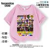 Camiseta Moderna de Manga Corta para Niños 2025 Caja de Ritmo Musical Sprunki Tops de Algodón de Verano para Niños y Niñas