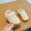 Zapatos para niña pequeña, nuevo modelo de otoño, zapatos cerrados para niños, suela suave, transpirables, lindos, para bebé, zapatos de princesa para bebé