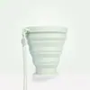 Venda Quente Silicone de Grau Alimentício Dobrável Copo de Água Portátil Telescópico Viagem Outdoor Copo para Enxaguar a Boca Resistente a Altas Temperaturas Adequado para Quente e Frio
