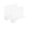 Divisor de armário transparente de encaixe para cozinha e guarda-roupa, divisor de geladeira, painel organizador de roupas e bolsas para guarda-roupa