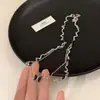 Colar de Borboleta Preto Escuro, Design Doce e Cool Sexy, Colar de Corrente para Clavícula Dupla Camada, Colar de Borboleta Sexy, Versátil Elegante
