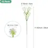 Buquês de Flores Artificiais de Gipsofila Transfronteiriços de Plástico para Arranjos Florais de Casamento, Decorações de Festa e Arranjos de Flores Artificiais