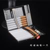 Caja de Cigarrillos Multifuncional Guipai Gp9029 Bronce con Encendedor, una Caja de Doble Uso Firma Grabada Personalizada Exclusiva
