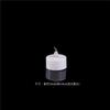 Vela electrónica LED de cera de té con núcleo transparente, directa de fábrica, vela de simulación electrónica, vela electrónica de cera de té navideña