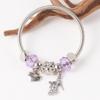 Panjia Nicho Exquisito de Alta Gama Retro Elefante con Cuentas DIY Colgante de Ojo Gota de Aceite de Girasol Pulsera de Primavera