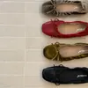 Zapatos Mary Jane vintage de estilo francés con lazo para mujer, nuevo modelo de verano 2026, zapatos planos de punta cuadrada sin cordones tipo ballet