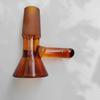 Cachimba Vidrio Transparente Forma de Boca de Campana Tubo Vidrio de Borosilicato Alto Coloridos Accesorios para Cachimba Cubierta de Vidrio para Tubo