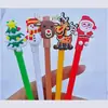 Nueva papelería de oficina creativa bolígrafo de arcilla blanda regalo pequeño de Navidad estudiante santo niños Premio