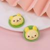 Cor Macaron Urso Fofo Coelho Acessórios de Resina DIY Acessórios para Capa de Celular Som de Chocalho Fornecimento