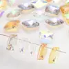 Nuevos Productos en Stock 16 # Colgante de Cristal de Vidrio de Ángulo Recto Cuadrado Pulsera DIY Collar de Incienso Accesorios de Joyería Cuentas Sueltas Venta al por Mayor