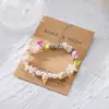Pulseira Bohemian de Resina com Conchas, Pedras e Pérolas, Estilo Férias na Praia, Versátil e Elegante