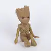 Maceta Árbol Hombre Groot Edición de Bolsillo Pequeño Hombre Árbol Bebé Guardián de la Galaxia Madera Brasileña Hecha a Mano Adornos de Plantas en Maceta