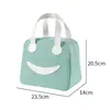 Bolsa Portátil para Lonchera, Bolsa de Lonchera Aislada de Gran Capacidad, Bolsa de Lonchera para Picnic de Estudiantes, Bolsa de Lonchera de Tela Oxford, Mayoreo