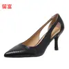 Liu Fu En Stock Nuevo Modelo Primavera 2026 Comercio Exterior Tallas Grandes Zapatos de Mujer Punta Fina Tacón de Aguja Moda Sandalias de Tacón Alto