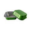 Taza de papel de aluminio de 100 ml, caja para pastel cuadrada, molde para hornear, taza para hornear, caja de embalaje para banji de nieve mei Niang