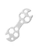 Herramienta de reparación de llave de bicicleta multifuncional, llave Torx de múltiples agujeros hexagonales externos para bicicleta de montaña, regalada por tiendas de bicicletas