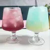 Vaso Alto de Cristal para Té de Frutas de Restaurante de Moda Taza para Café Agua Mineral con Gas Taza para Jugo Bebida Fría Taza para Bebidas de Cóctel