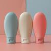 Botella de Loción Reutilizable Tamaño Viaje Portátil de Plástico 60ml Set de Botellas Pequeñas para Viaje Botella Dispensadora de Loción