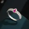 Anel Aberto de Abóbora em Renda Exquisita Estilo Retrô Liga de Cobre Microincrustado com Zircônia Múltiplas Cores Disponíveis Anel de Dedo Ajustável Versátil