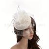 Tocados para Novia Celebridad Velos Florales Pequeños Tocados Accesorios para el Cabello Pasador Retro República de China Pasador de Perlas Accesorios de Estudio