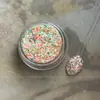 Estilo Ins Ultra-Delgado Material para Uñas de Lentejuelas Polvo de Cebolla Picada Accesorios para Uñas con Lentejuelas de Atmósfera para Uñas Cortas con Polvo Astringente
