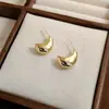 Moda Europeia e Americana Retrô Brincos de Metal Gota d'Água Luxo Leve Sensação de Alto Padrão Brincos de Tarraxa Nicho Design Simples Acessórios de Brinco Versáteis para Mulheres