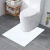 Tapete de Chão para Banheiro e Vaso Sanitário Específico Amazon Transfronteiriço em Forma de U Tecido Não Tecido Absorvente de Água à Prova de Salpicos Resistente a Manchas de Urina Tapete de Pé Envolvente