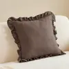 Cojines decorativos color crema estilo francés para el sofá de la sala, que irradian un ambiente lujoso y sofisticado. Nuevo diseño 2026, adecuado para el dormitorio, como reposacabezas, soporte lumbar o respaldo
