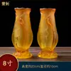 Conjunto de Buda de Vidro, Incensário, Vaso, Cálice para Água Benta, Lâmpada a Óleo, Xícara de Chá, Tubo de Incenso, Ornamentos para Sala Budista Doméstica