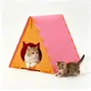 Ninho de feltro para gato, tenda para gato, cama de gato para todas as estações, casa de gato para animais de estimação, casa de gato semi-fechada, ninho para animal de estimação, transfronteiriço