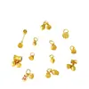 Alta Retención de Color Oro Antiguo Accesorios DIY Semilla de Loto Vaina de Loto Colgante Colgante de Joyería Accesorios Estilo Chino Venta al por Mayor